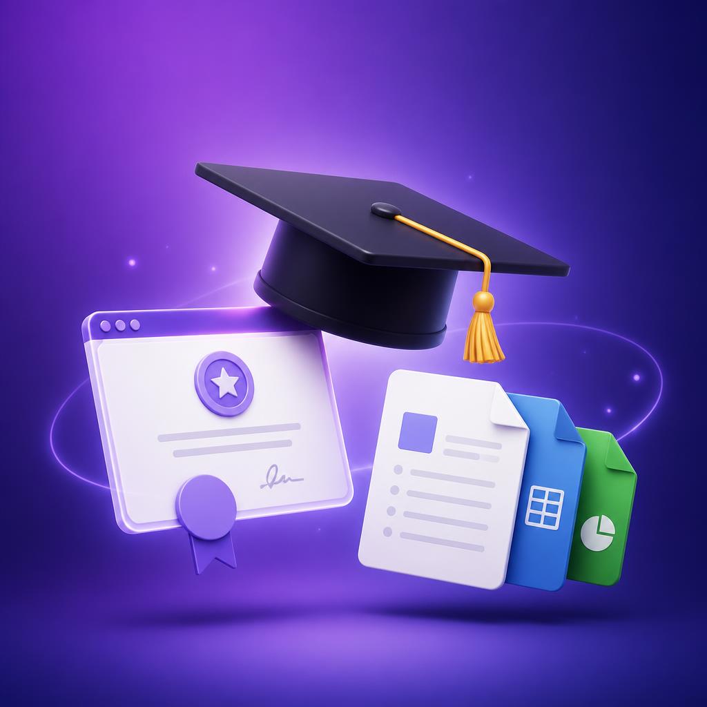 حزمة الطالب — Coursera + Gemini + Office